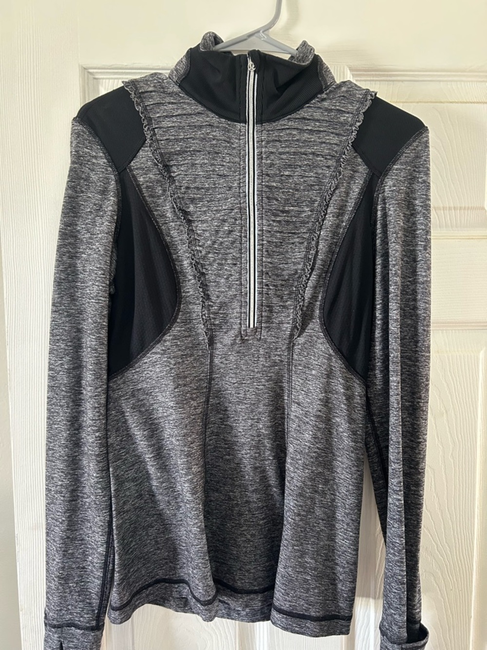 Lululemon 1/4 Zip Pullover Shirt Heather Grey Size S